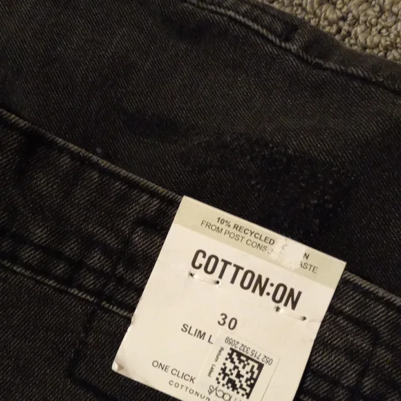 NWT Cotton On sz 30 men's jeans - Picture 4 of 5